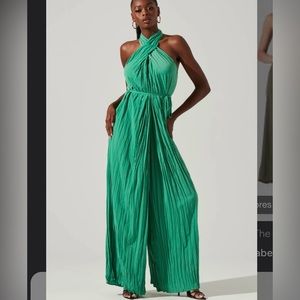ASTR the label - green jumpsuit
